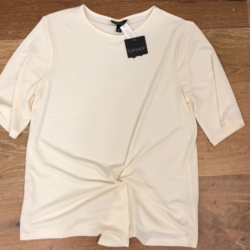 NEW Topshop twist front top